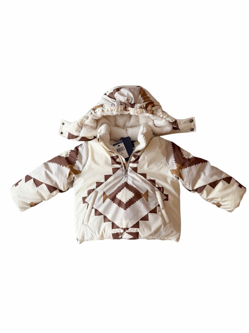 Polo by Ralph Lauren Water-Repellent Down Quarter-Zip Jacket size 4T Toddler